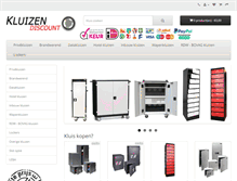 Tablet Screenshot of kluizendiscount.com